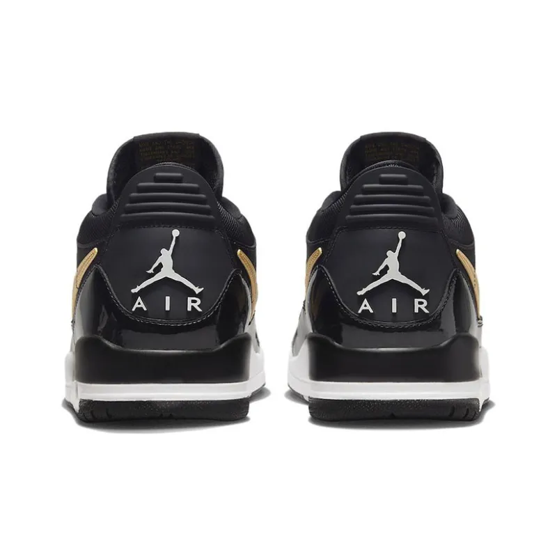 Jordan Legacy 312 Low Black Metallic Gold-4