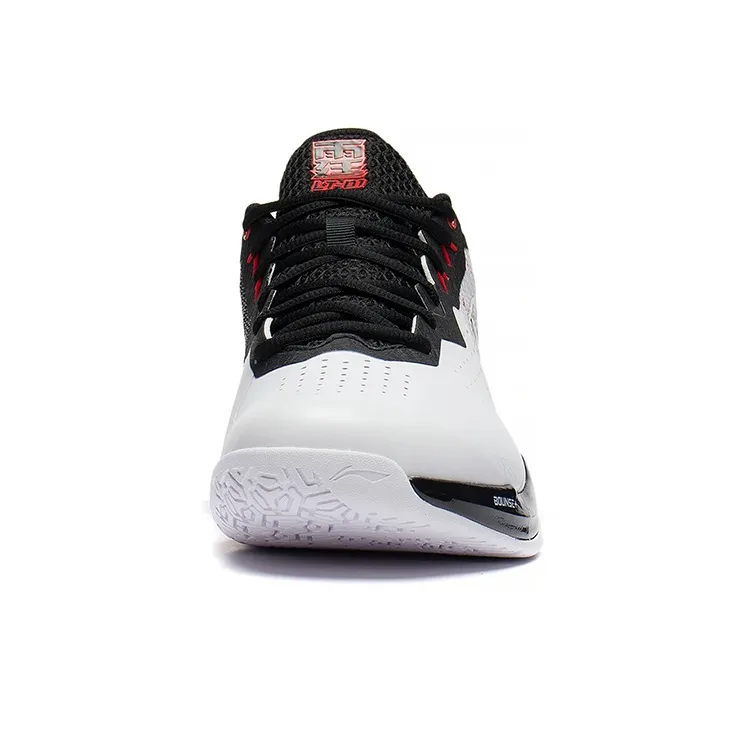 LINING Badminton Shoes Unisex Low Top Standard White/Black-4