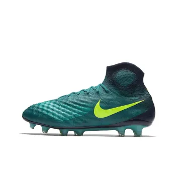 Nike Magista Obra 2 Soccer Shoes Men Mid-Top Green/Yellow