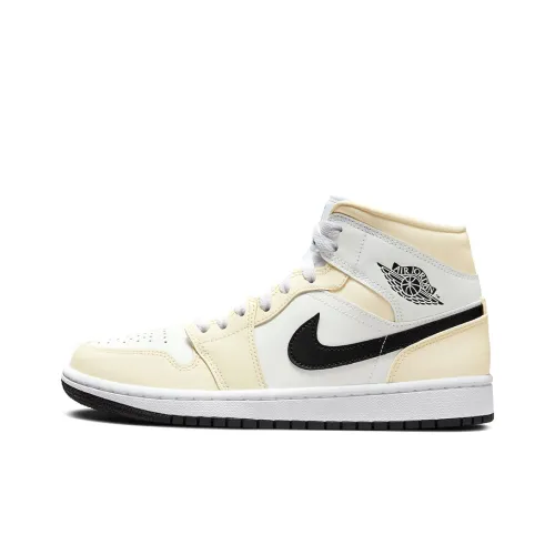 JORDAN 1 Mid Coconut Milk Women's