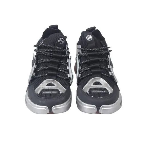 LiNing Essence Cushioning, Slip Resistant, And Abrasion Resistant Low Top Vintage Basketball Shoes Men's Black-2