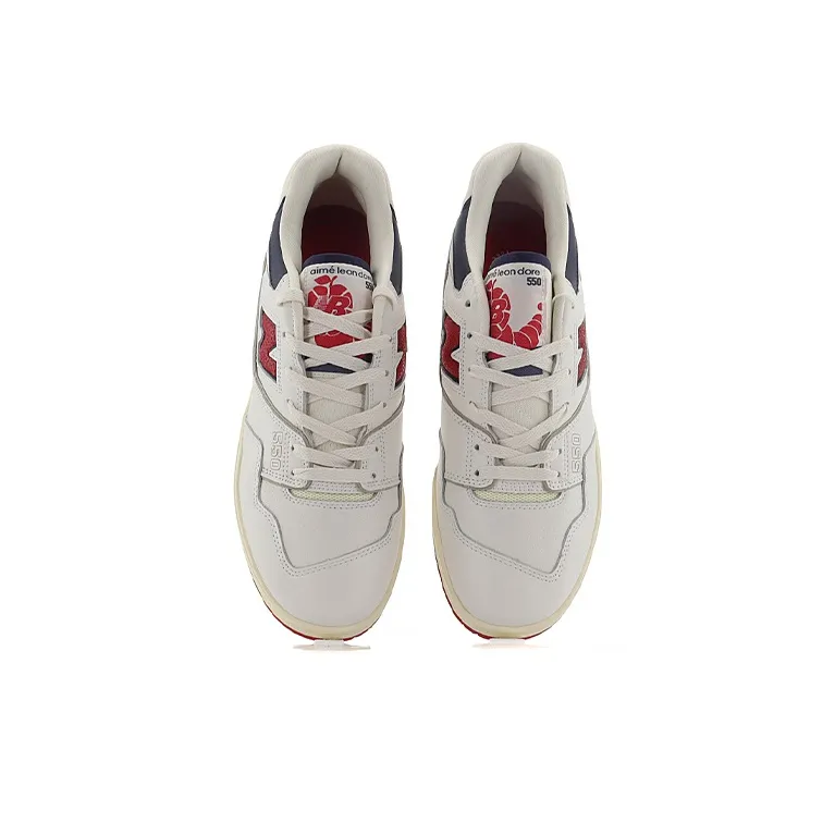 New Balance X Aimé Leon Dore 550 'White/Navy/Red' Sneakers-3