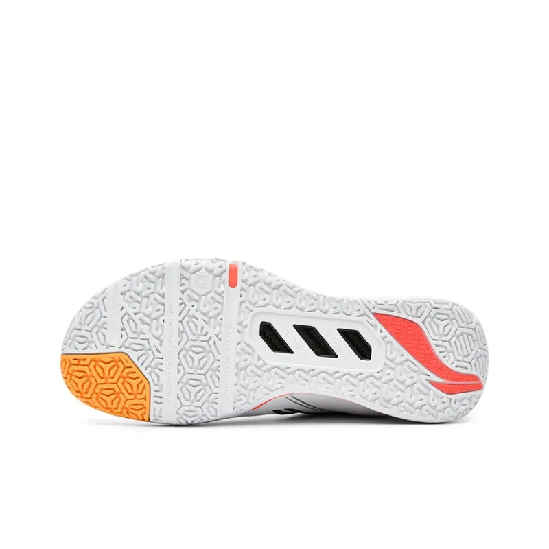 LiNing Anti Slip Wear Resistant Low Top Badminton Shoes Unisex White-4