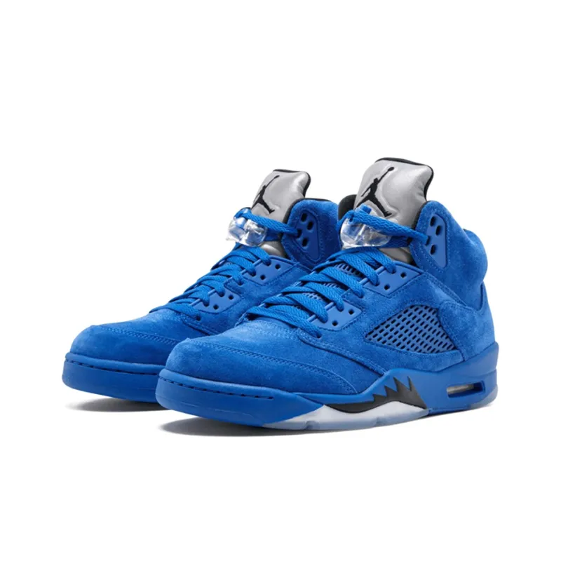 Jordan 5 Retro Blue Suede-1
