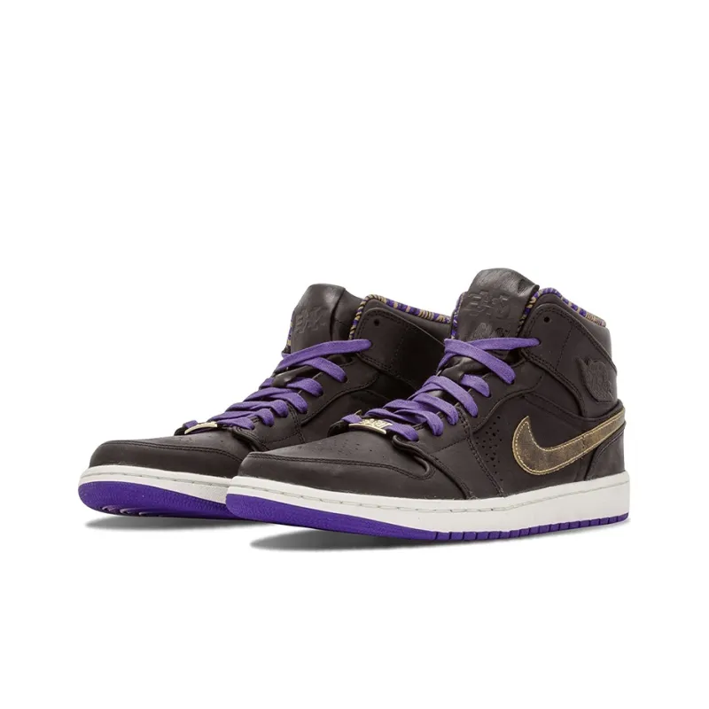 Jordan 1 Retro Mid Nouveau Black History Month 2014-1