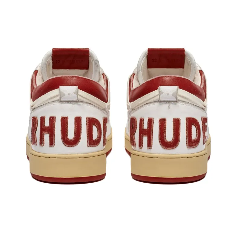 RHUDE Rhecess Low 'White Red'-4