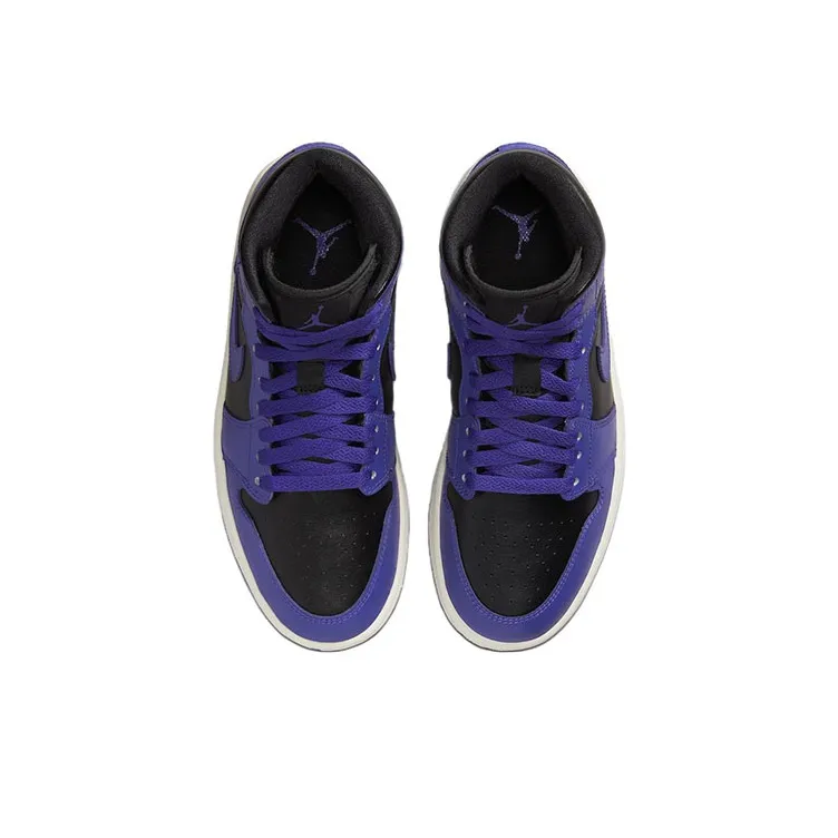 Jordan 1 Mid Purple Black Women's-3