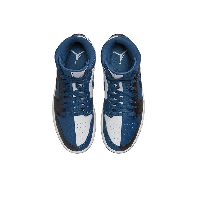 Jordan 1 Mid Split French Blue Women's-3
