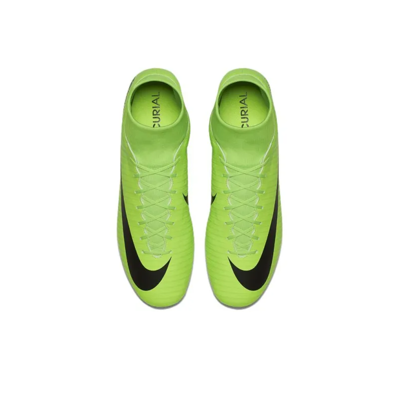 Nike Mercurial Victory Soccer Shoes Men High-Top Green/Black-3