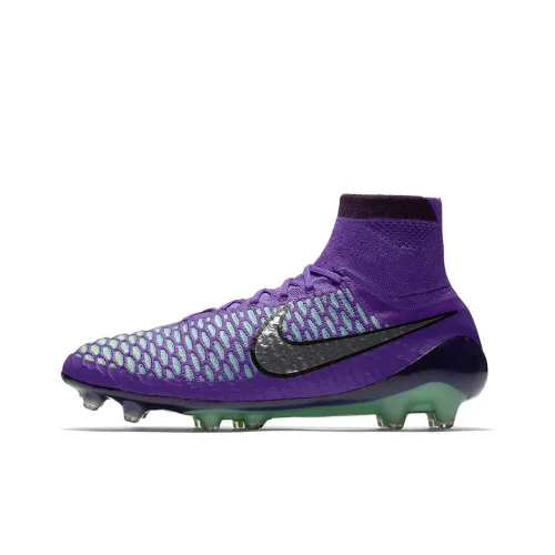 Nike Magista Obra Soccer Shoes Men High-Top Purple/Silver