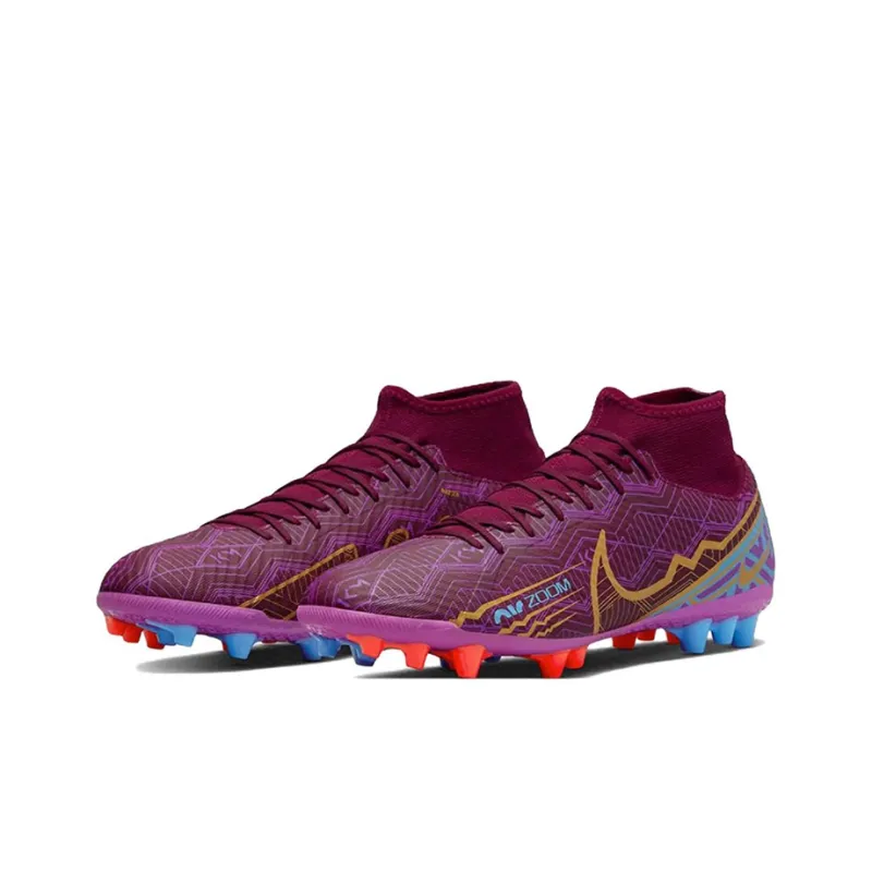 Nike Zoom Superfly 9 Elite KM FG 'Mbappé Dark Beetroot'-2