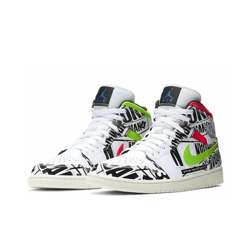 Jordan 1 Mid All Over Logos-2