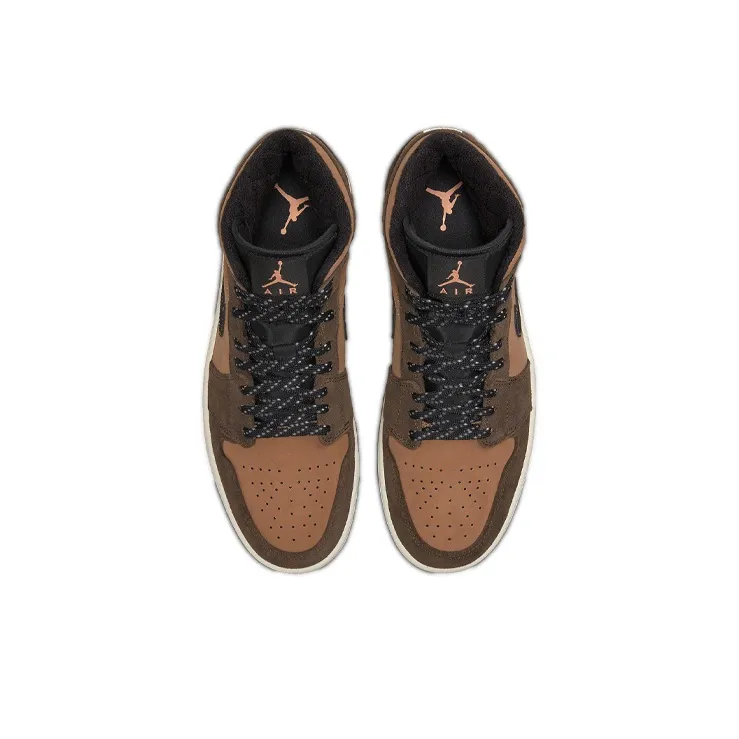 Jordan 1 Mid Se Dark Chocolate-3
