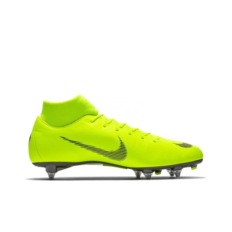 Nike Mercurial Superfly 6 Soccer Shoes Men Mid-Top Green/Black-1