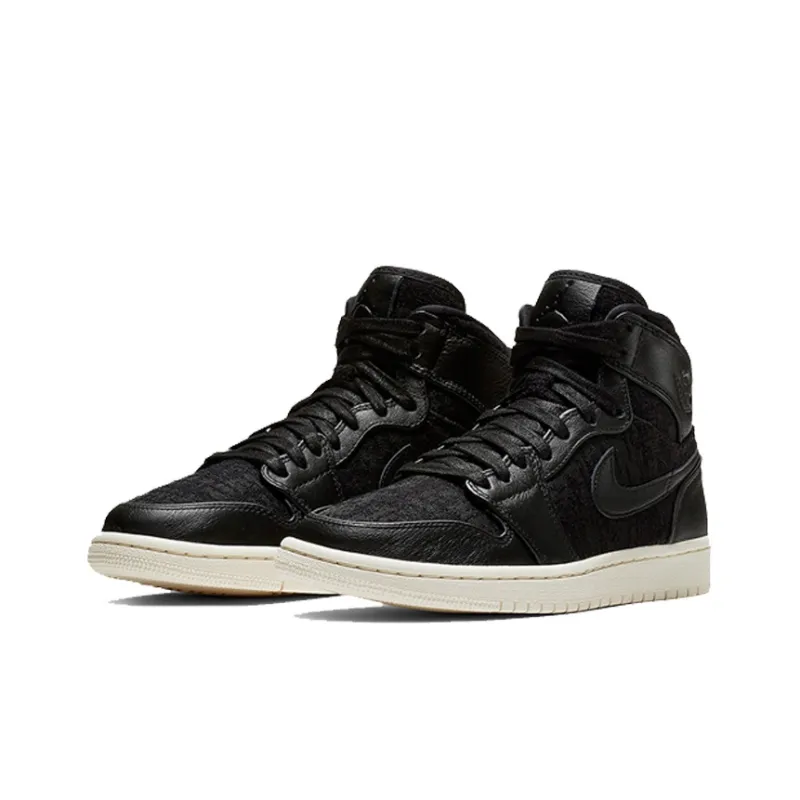 Jordan 1 Retro High Black Sail Women's-2