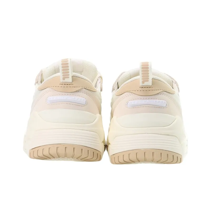 FILA CANESTRO Cushioning Anti-Slip And Wear-Resistant Low-Top Vintage Basketball Shoes Women's White-3