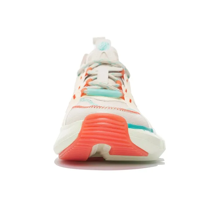 LINING Enlightenment 2.3 Lite Vintage Basketball Shoes Men Low Top White Gray Green-4