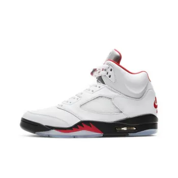 JORDAN 5 Retro Fire Red Silver Tongue 2020