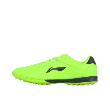 LINING Soccer Shoes Men Low Top Neon Bright Green/New Basic Black