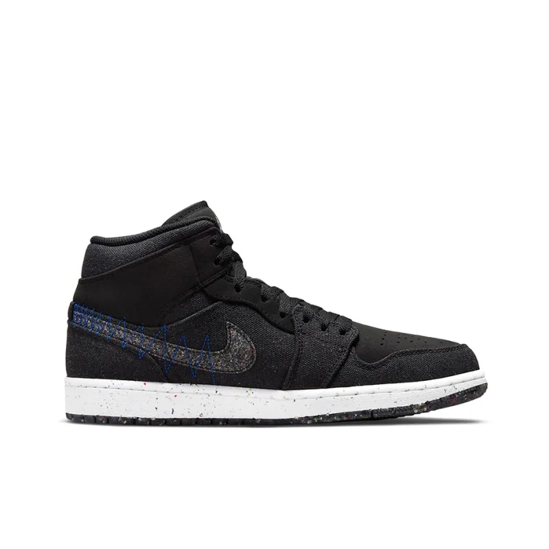 Jordan 1 Mid Crater Black-1