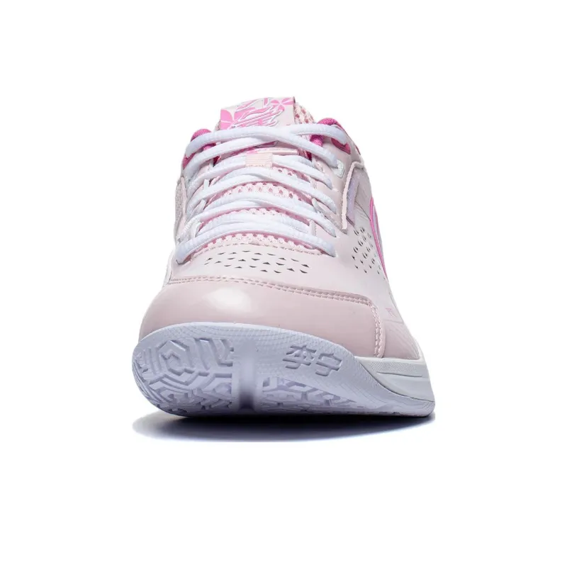 LiNing Blade Pro Anti Slip And Wear Resistant Breathable Low Top Badminton Shoes Unisex Primrose Pink-4