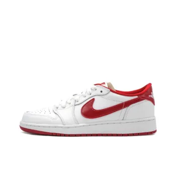 JORDAN 1 Retro Low 'White Varsity Red' Gs