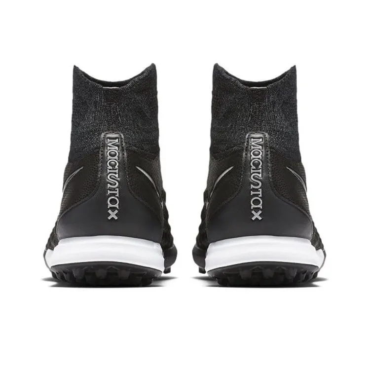 Nike TF Rubber Broken Studs Cushioning Anti-Slip And Wear-Resistant Soccer Shoes Men's Black-4