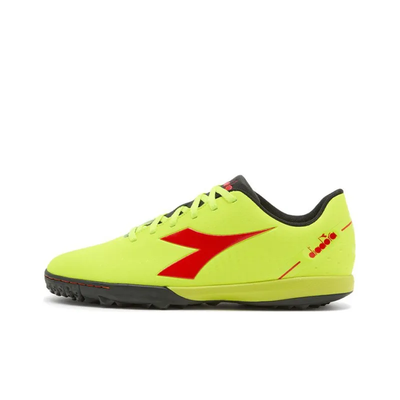 Diadora Pichichi 5 TFR 'Yellow Milano Red' Cushioned Slip Resistant Soccer Shoes Men's Yellow Black-0
