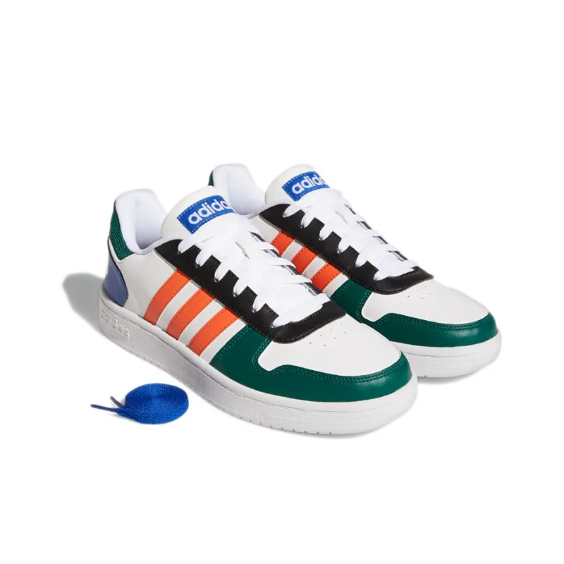 Adidas Neo Hoops 2.0 'White Green Orange'-3