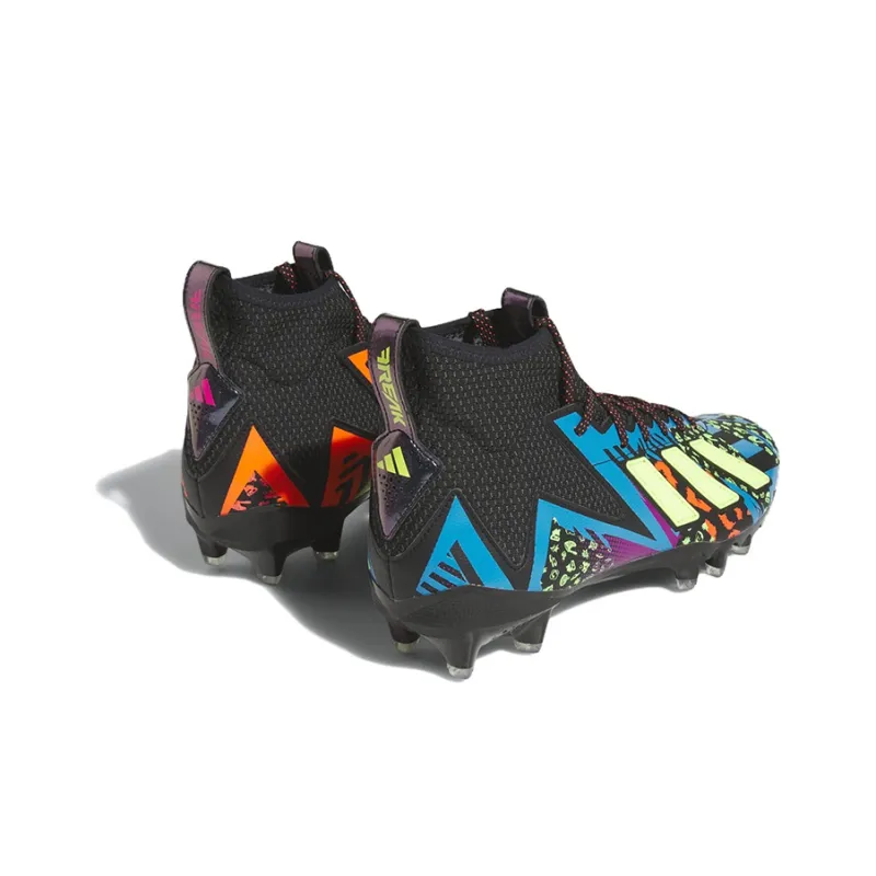 Adidas Freak 23 Mismatch Core Black Team Shock Pink Team Solar Green-3