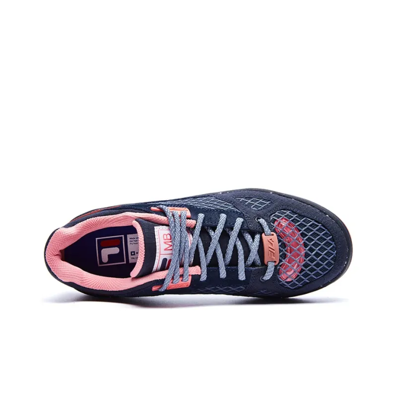 FILA FUSION X Marcelo Burlon Teratach Low Shoes 'Navy Red' Women's-2