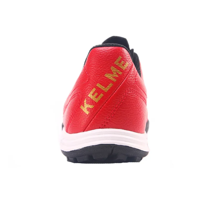 KELME TF Rubber Broken Studs Slip Resistant, Abrasion Resistant, Breathable Soccer Shoes Unisex Red-2