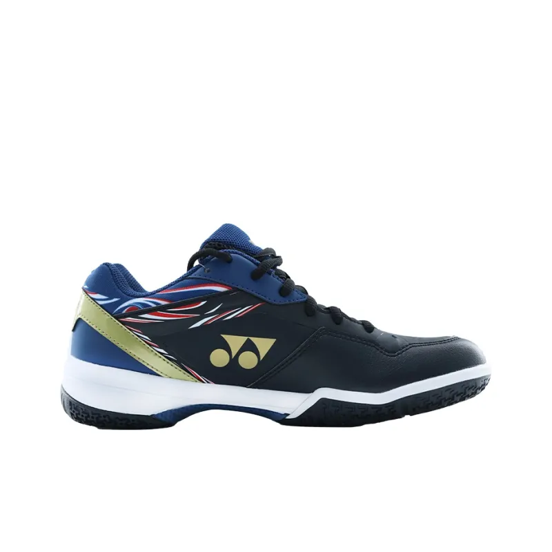 YONEX 65 3 Badminton Shoes Unisex Low Top Black/Blue-1