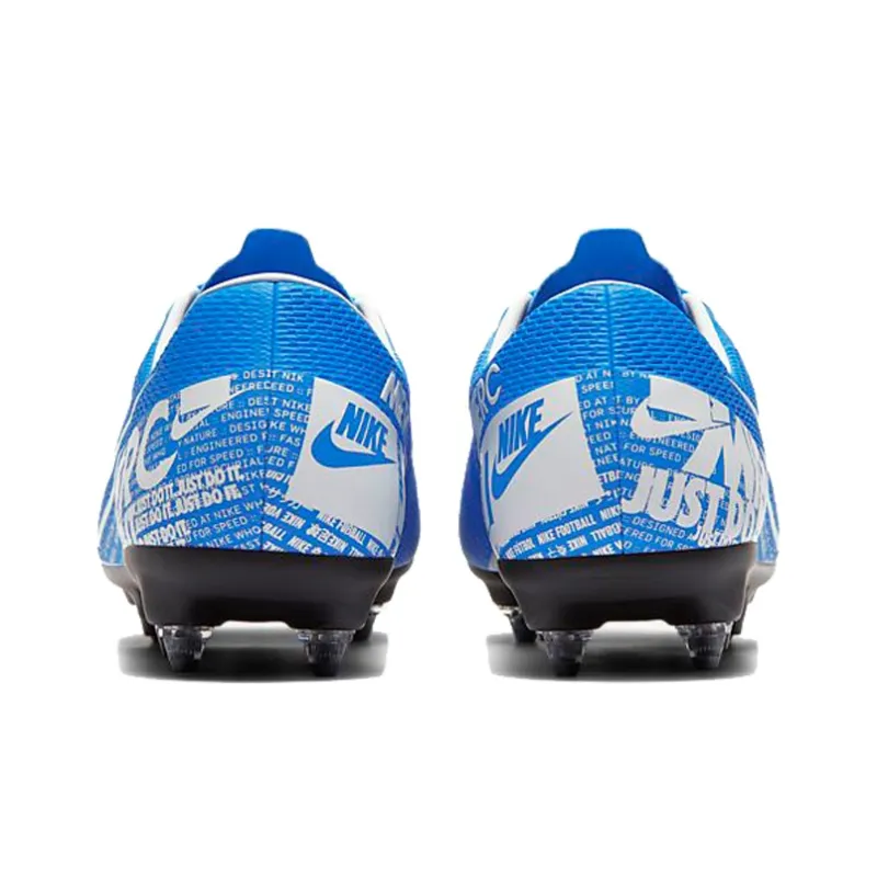 Nike Mercurial Vapor 13 Academy Sgpro AntiClog Traction 'Blue White'-4
