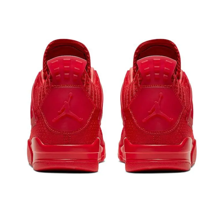 JORDAN 4 Retro Flyknit Red-4