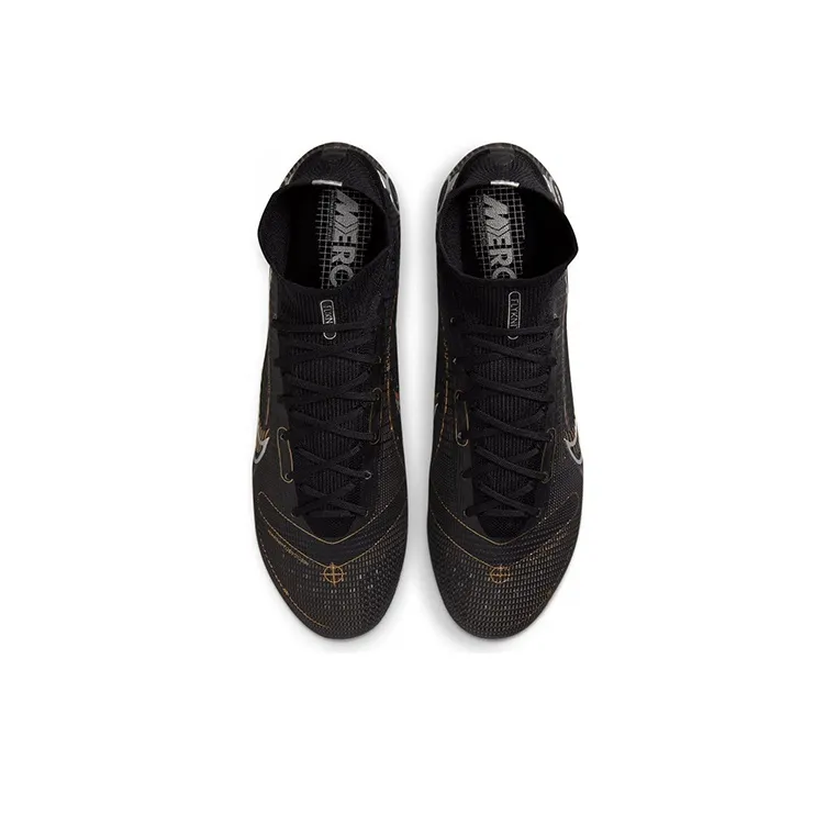 Nike Mercurial Superfly 8 Elite Ag 'Black Metallic Gold'-2