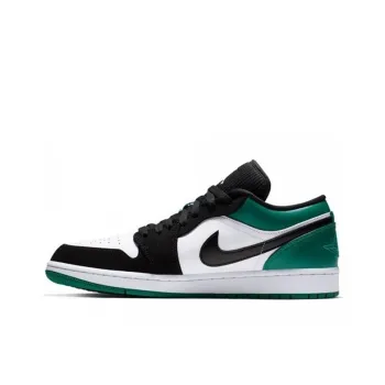 JORDAN 1 Low White Black Mystic Green