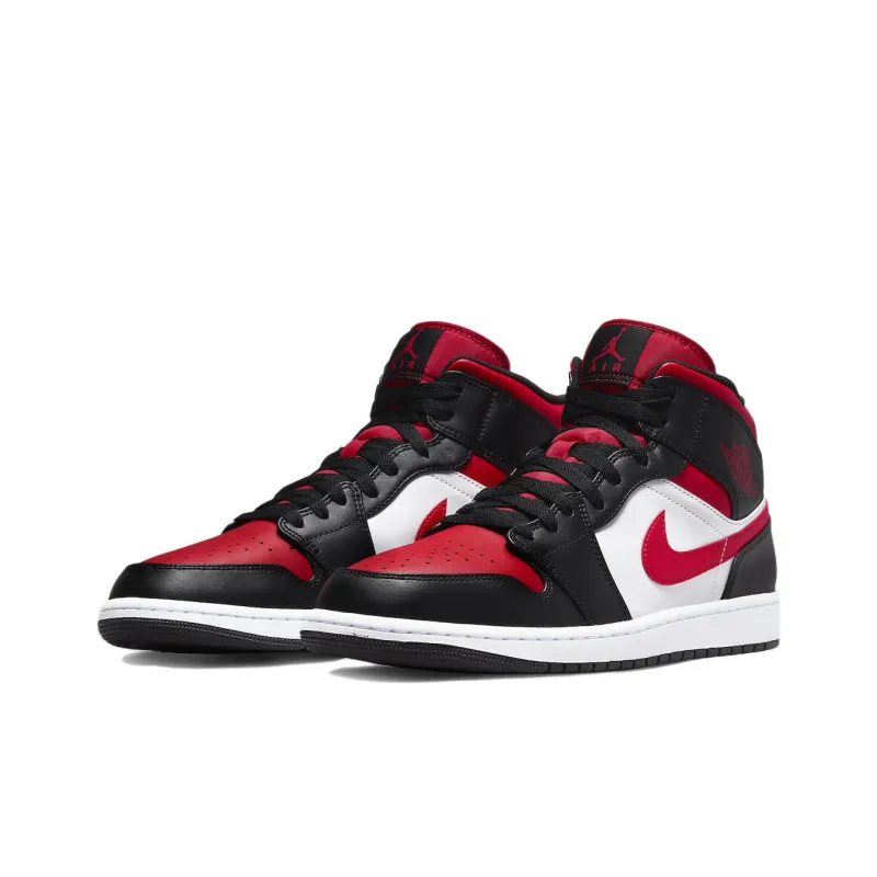 Air Jordan 1 Mid 'Bred Toe'-2