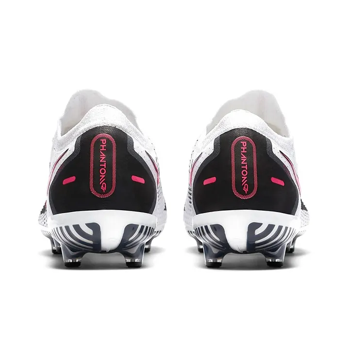 Nike Phantom GT Soccer Shoes Men Low Top Black/White/Pink-4