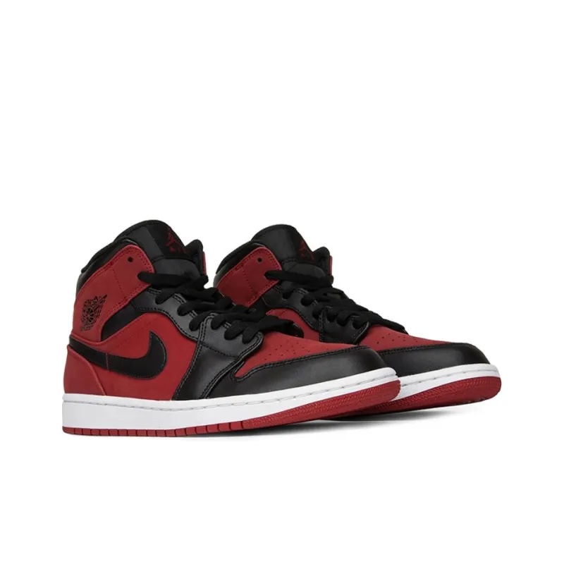 Jordan 1 Mid Gym Red Black-2