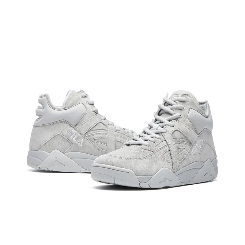 FILA Cage High Top Basketball Shoes Gray-2