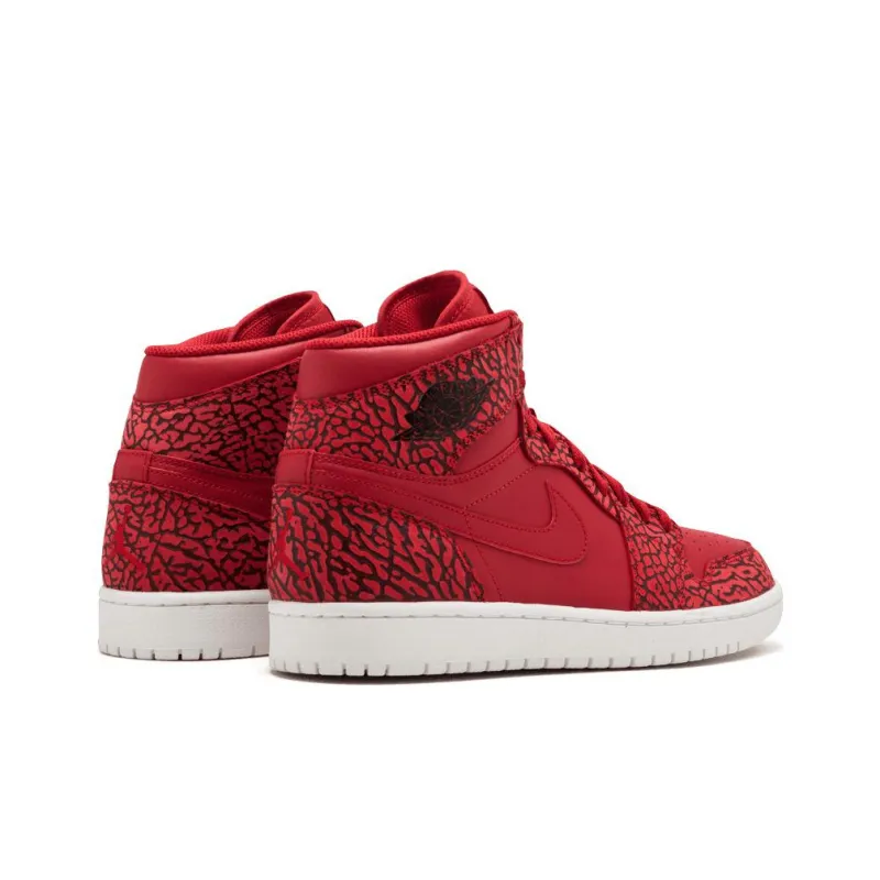 JORDAN 1 Retro Red Elephant Print-4