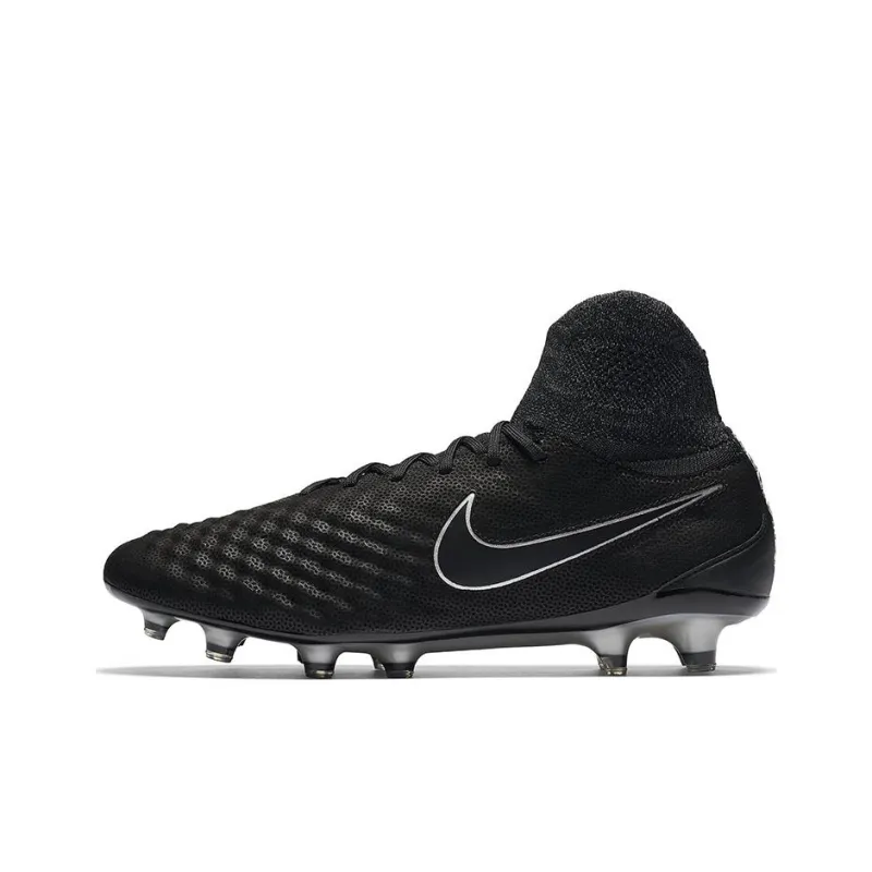 Nike Magista Obra 2 Soccer Shoes Men High-Top Black/Silver-0