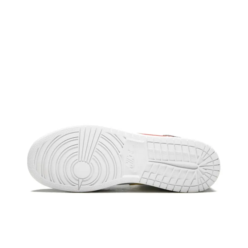 Jordan 1 Retro Mid GS Multi Color Swoosh-4