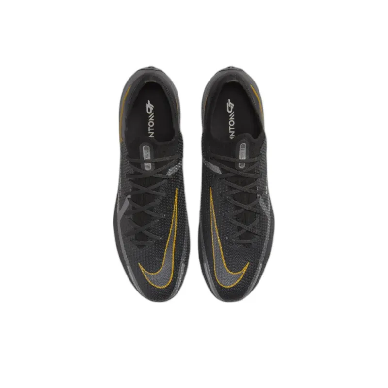 Nike Phantom GT2 Elite Fg Black Metallic Dark Grey Metallic Gold-3