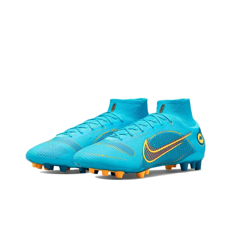 Nike Mercurial Superfly 8 Elite Ag Chlorine Blue Laser Orange-2