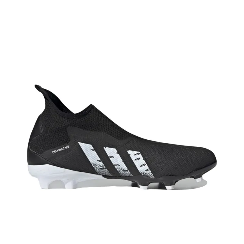 Adidas Predator Freak Laceless Fg Demonscale Black White-1