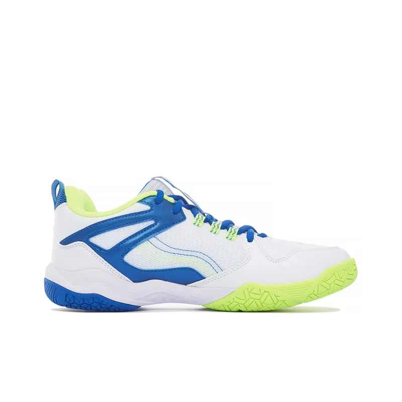 LINING Sound Waves Badminton Shoes Unisex Low Top Standard White/Pale Blue-1