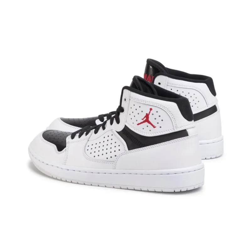 Jordan Access White Black University Red-3