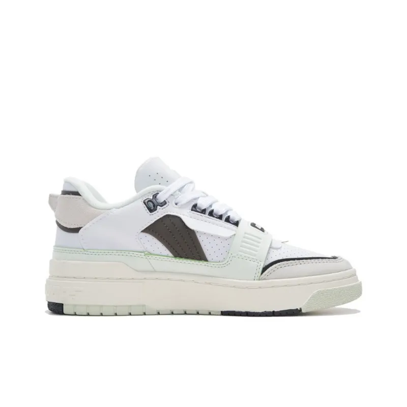 LiNing Rookie Cushioning Anti Slip And Wear Resistant Low Top Vintage Basketball Shoes Women's Light Emerald Green-1